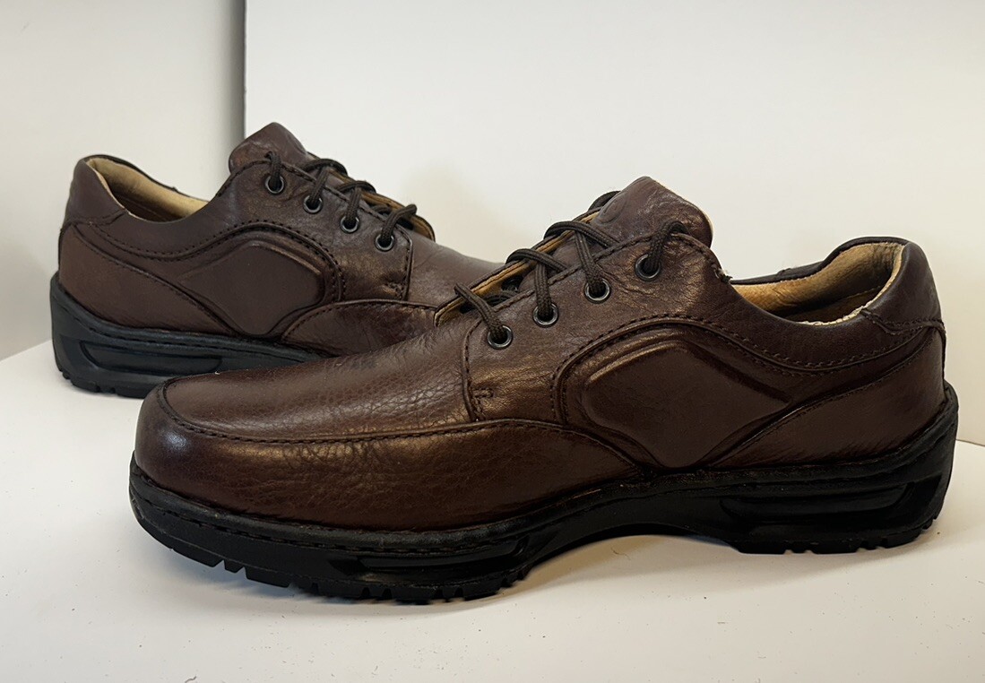 Rockport Mens 11 Brown Leather Oxford Dress Shoes Size 11 | eBay display picture 3