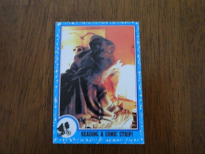  1982 E.T. Reading a Comic Strip Card #16