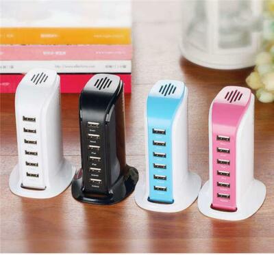 4/6/7 Port Multi-Port USB Wall Travel Charger Desktop USB Hub Charging Station