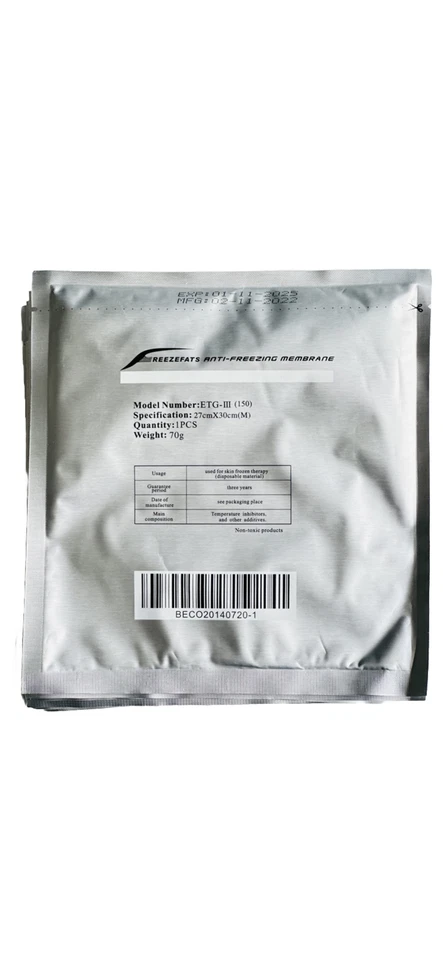 CRYOLIPOUK 10 Medium Fat Freezing Anti Freeze Membranes Lipolysis Machine Slim Cryo Pads