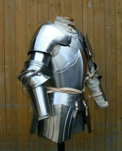 Halloween Mittelalter Ritter Tragbarer Anzug Halbkörper Rüstung Cosplay Kostüm Larp - Bild 2 von 7
