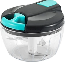 Multi-Function Manual Food Processors & Chopper with Cover and Handle, Vegetable