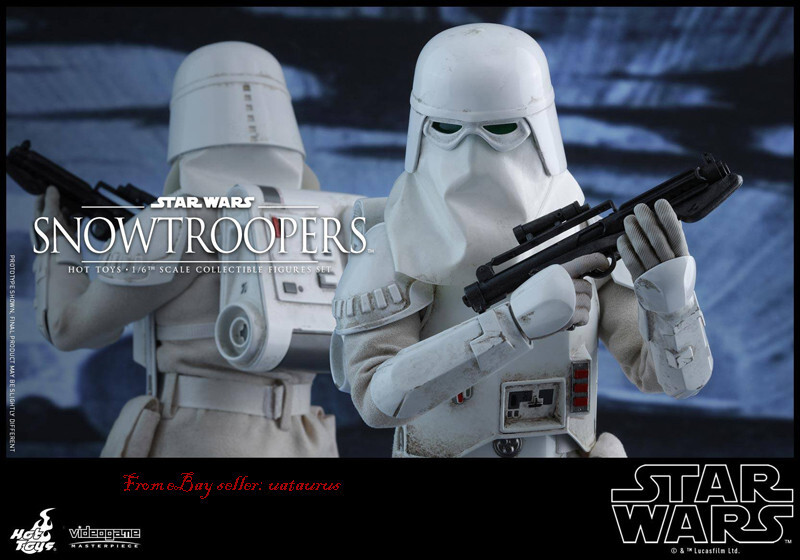 Perfect Hot Toys 1/6 Vgm25 Star Wars Battlefront Snowtroopers Twin