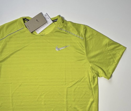 Mens Nike Dri Fit Miler 1.0 T Shirt Top Running Gym Pink Various Colours + Sizes - Picture 66 of 94