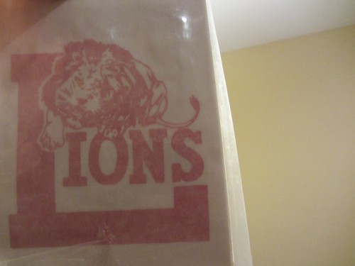 TEAM THROWBACK LOGO LIONS vintage 70s iron on t shirt transfer full size NOS - Bild 4 von 6