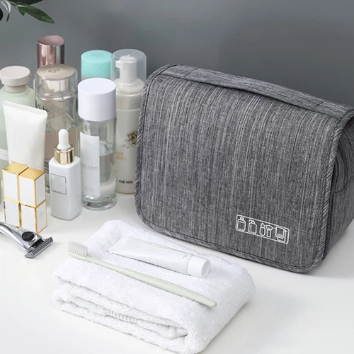 Hanging Toiletry Bag Large Travel Wash Bag for Women Mens Toiletries with Hook - Picture 3 of 15