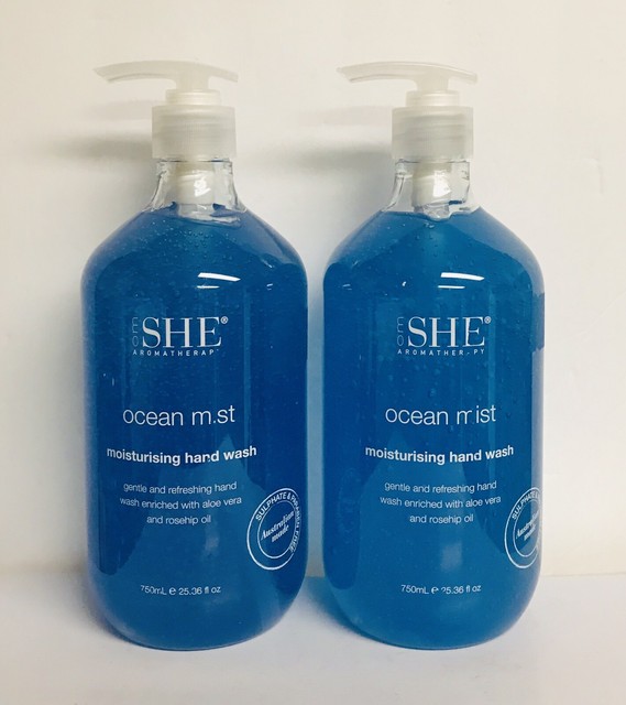 OM She Aromatherpay Ocean Mist Moisturising Hand Wash Soap 25.36 Oz 50