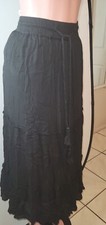Long Black Maxi Skirt XL