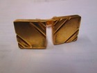 Gold Gf Gold Square Men's vintage Cuff Links