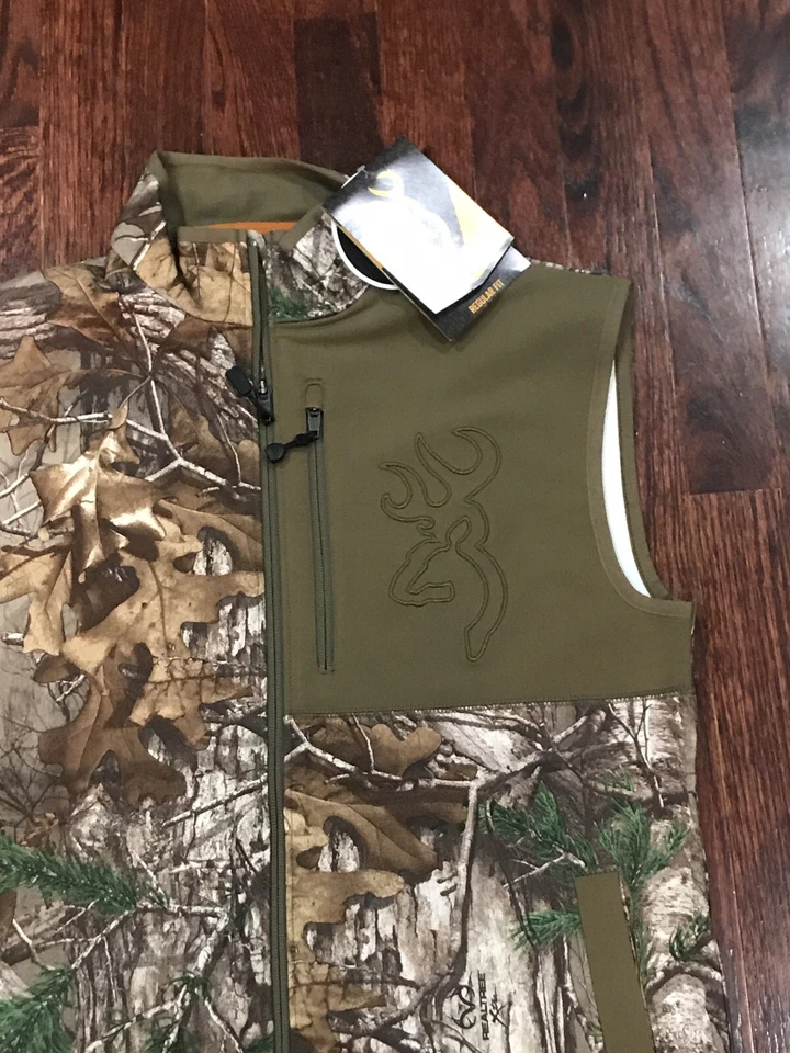New Mens Browning Mercury Camo Vest Small - Image 2 of 3