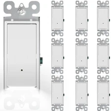 10Pack SOZULAMP Wall Switch with Night Light - Combination Nightlight and Sin...