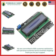 Versatile 1602 LCD Display Module for Arduino: Backlight & Buttons Included