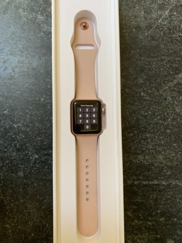 Apple Watch Series 3 (38mm; GPS), Pink Gold Case w TWELVE Extra Bands  - Picture 1 of 11