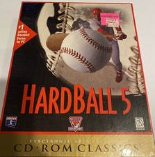PC Big Box - HARDBALL 5 - Electronic Arts - New Sealed Shrinkwrapped 1997