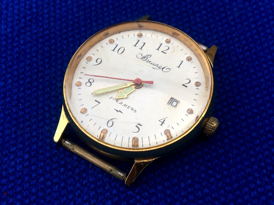 Reloj Pulsera Vintage Vympel 21 Piedras Bielorrusia Nuevo Pulsera Foto 3 de 4