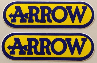 2 X ARROW Aufkleber small nicht hitzefest sticker not heat resistant 90X27mm