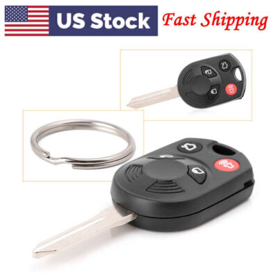 Car Remote Key Fob Shell Uncut Blade Fit Navigator MKZ/ Mercury Mariner