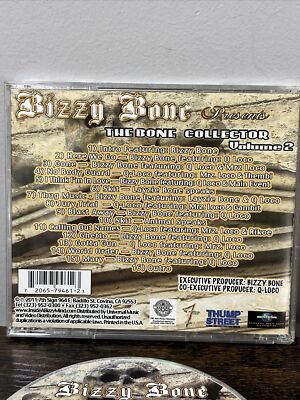 RARE Bizzy Bone Presents THE BONE COLLECTOR VOL 2 ~ 2011 Rap