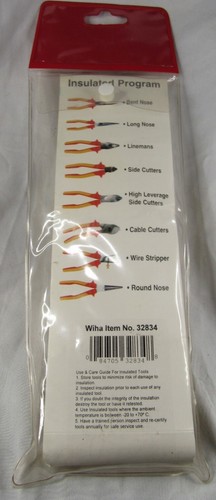 Wiha 7" Side Cutter 32834 1000 Volt Rated - Picture 9 of 9