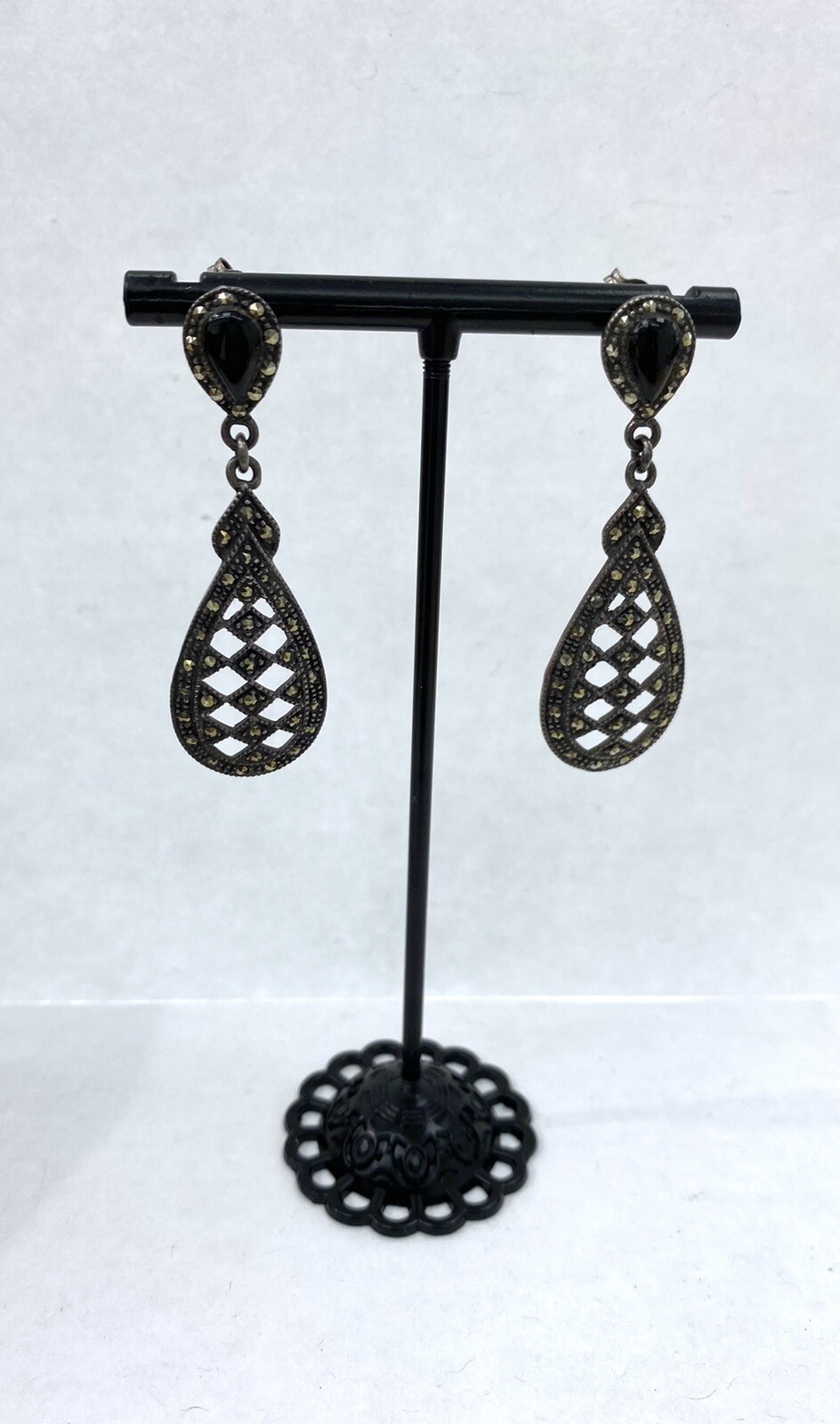 Sterling Silver 925 Solid Classic  Hook Dangle Ea… - image 3