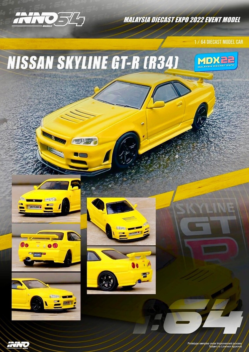 Inno64 Nissan Skyline GT-R R34 R-Tune Malaysia Diecast Expo Inno64 Nissan Skyline GT-R R34 R-Tune Malaysia Diecast Expo