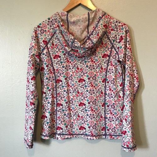 REI Girl’s Large 14/16 Athletic Long Sleeve top with hood - Picture 2 of 10