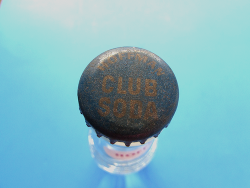 VINTAGE - HOFFMAN STEADY SPARKLE CLUB SODA - 7 OZ FLASCHE - GEFÜLLT - SEHR GUTER ZUSTAND - ACL - Bild 4 von 5