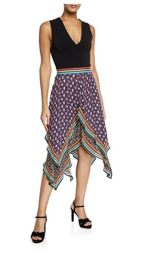 Alice + Olivia Maura Tiered Handkerchief Skirt Size 6 NWT $485 - 第 12/13 張圖片