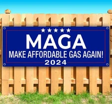 MAKE AFFORDABLE GAS AGAIN Vinyl Banner Flag Sign Many Sizes POLITICAL HUMOR