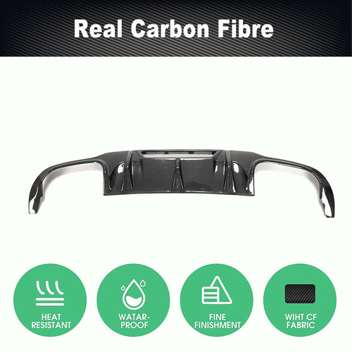 Difusor de carbono para Mercedes W204 C63 AMG 2012-18 difusor trasero alerón difusor - Imagen 5 de 10