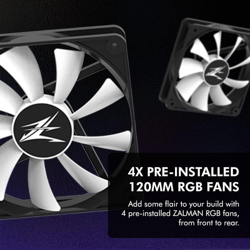 Elegant Gaming PC Case - i3 NEO Mid Tower with RGB Fans & Easy Access Design - Picture 6 of 11
