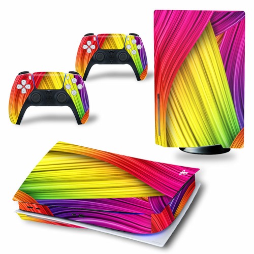 Skin Decal Stickers for Sony PlayStation 5 PS5 Console Gamepad Controllers(Disc) - Picture 5 of 15