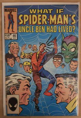 What If? #46 Was wäre, wenn Spider-Mans Onkel Ben gelebt hätte? Hochwertiger BaggedBoarded