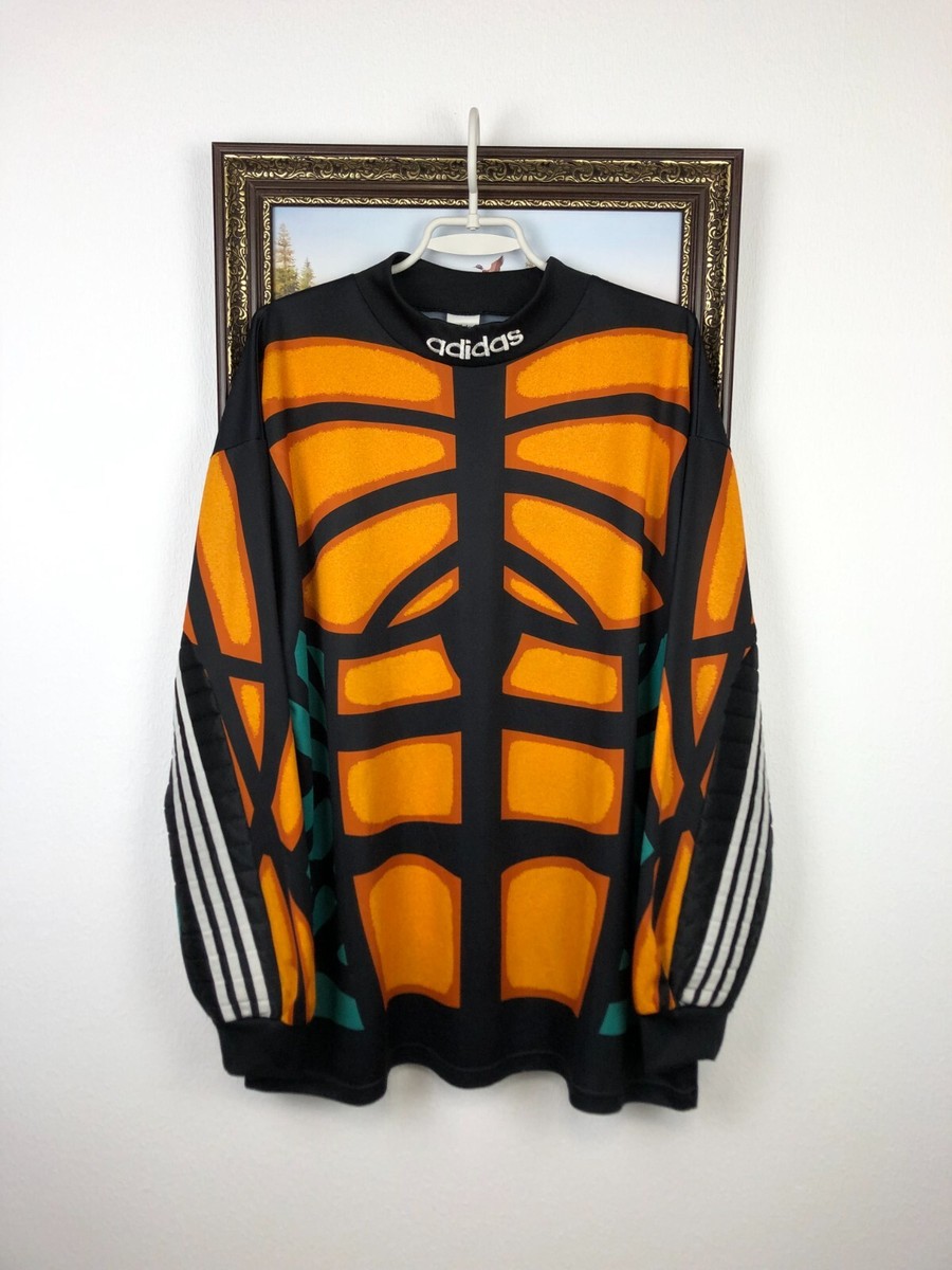 アディダス　90年代　キーパーシャツ　90s　ヴィンテージ ビッグサイズ 90年代 イングランド製 adidas アディダス