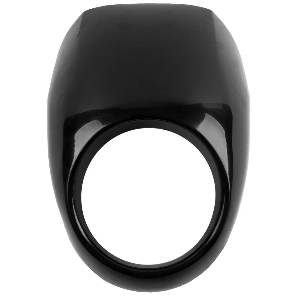 Máscara de carenado de faros negros para Harley Sportster cubierta de horquilla delantera XL 1200 / 883 Foto 4 de 4