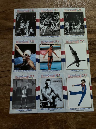1991 Impel Olympic Hall of Fame set of 90 US Hockey Team, Jesse Owens, Sugar Ray - Picture 4 of 12