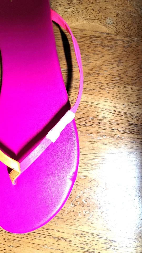 Новые шлепанцы/тапочки/слипоны Victoria's Secret фуксия/розовый размер 11B - Изображение 4 из 4