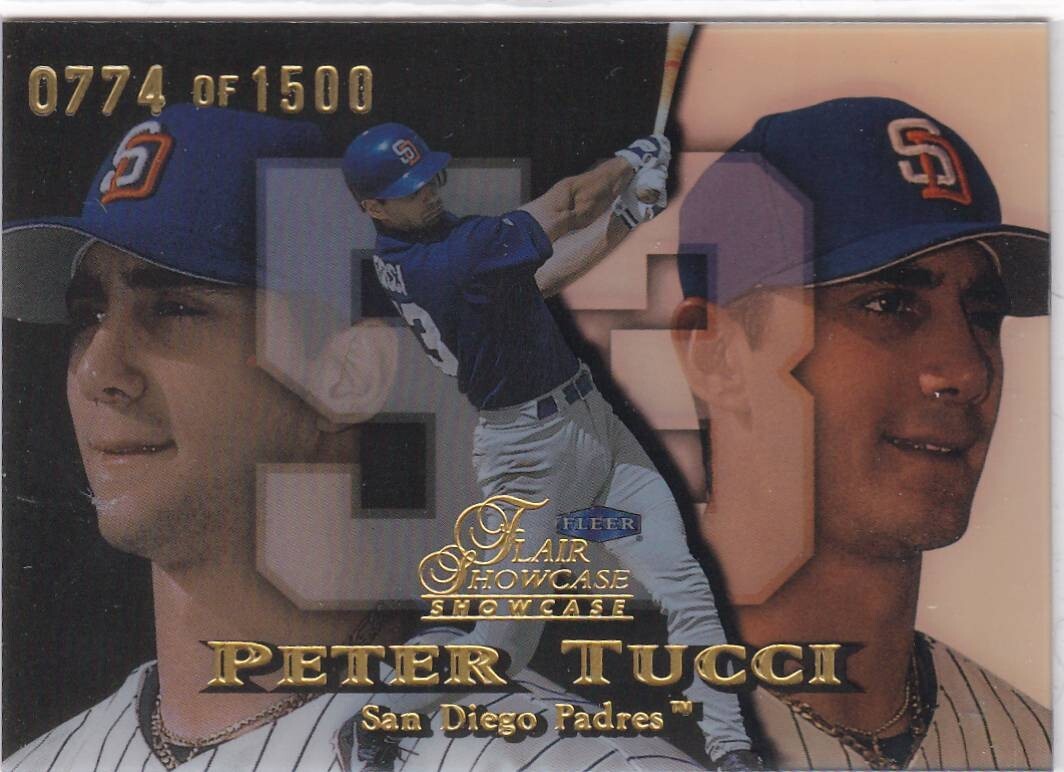 Vetrina Flair 1999 fila 1 posto 39 Padres Peter Tucci 1500 spedizione gratuita!