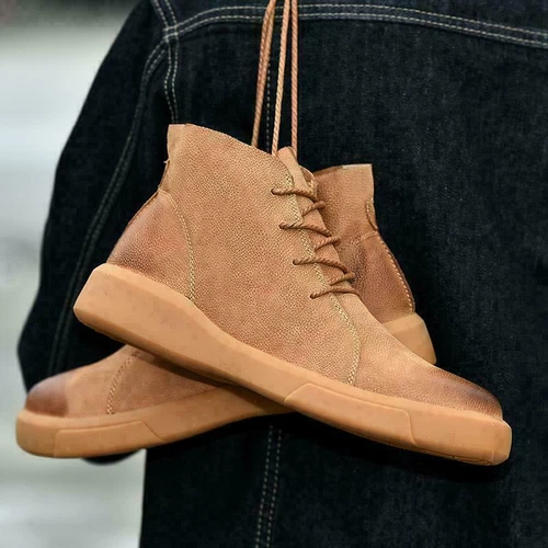 Hombres Botas Chukka Vestido Informales Zapatos Ligeros Inteligentes Informales Botas EE. UU. 6-12 - Imagen 4 de 13
