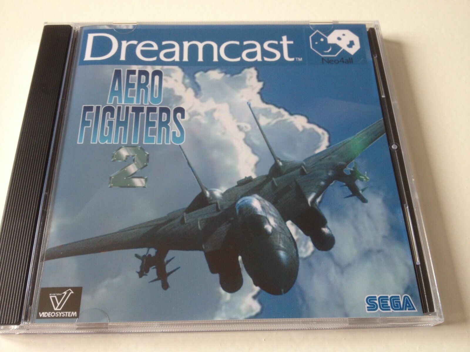 SEGA Dreamcast Aero Fighters 2 Sonic Wings Video System neo4all neo geo