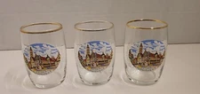 3 VTG Rathaus Ruthenburg O. T. Shot Gold Rimmed Glasses