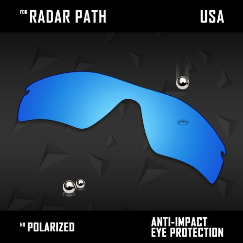 Lentes de repuesto polarizadas antiarañazos para Oakley Radar Path Asian Fit Opts - Imagen 7 de 42