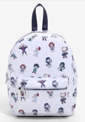 NEW My Hero Academia Mini Backpack Chibi Bag White Anime Manga Japan