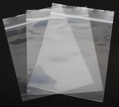 Druckverschlussbeutel selbstverschließend wiederverschließbar klar Polyethylen Poly Kunststoff 5 x 7,5''