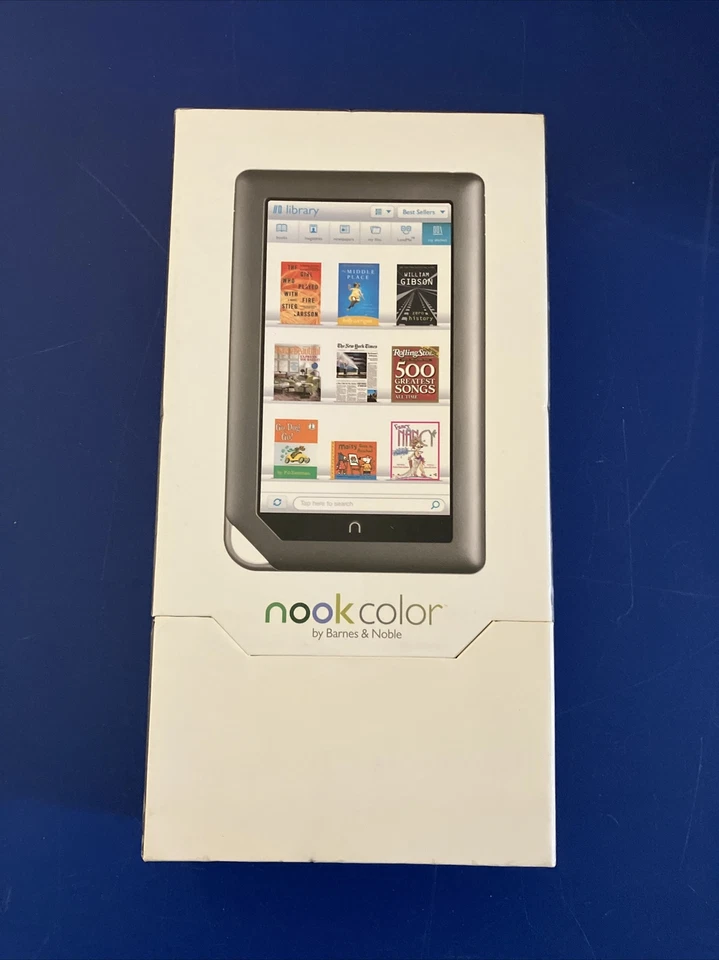 Barnes & Noble Nookcolor 8 ГБ электронная книга/планшет. Модель BNRV200. КНИГА. ОТЛИЧНОЕ - Изображение 4 из 4