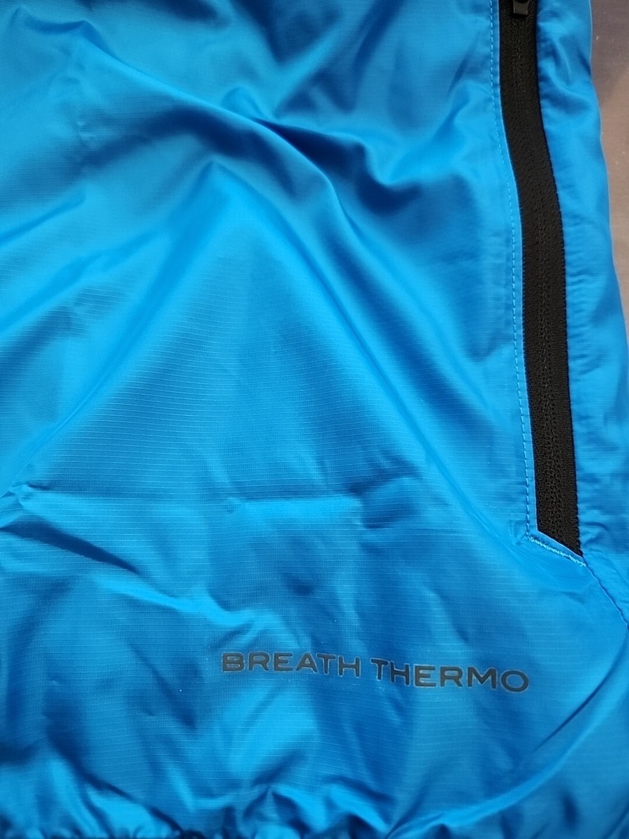 Mizuno Sサイズ BREATH THERMOREFLECTION GEAR Mizuno Breath Thermo Vest Mens S Blue Full Zip Golf Cycling