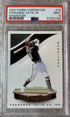 🔥 2020 Panini Chronicles #10 FERNANDO TATIS JR - PSA 9