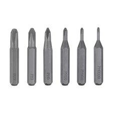 6pcs Magnetic Phillips Screwdriver Bit Set 5/32" Hex Shank 28mm Length S2 Steel