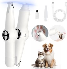 Electric Dog Nail Grinder Pet Trimmer USB Charge with nail Clipper Professional