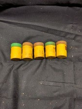 5 Vintage 35mm Metal Film Canisters, Kodak With Film Inside